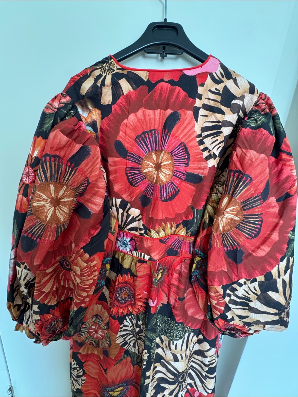 Anthropologie x Farm Rio Flowershop Puff-Sleeve Maxi Dress - Size XL - BNWT - Picture 12 of 12
